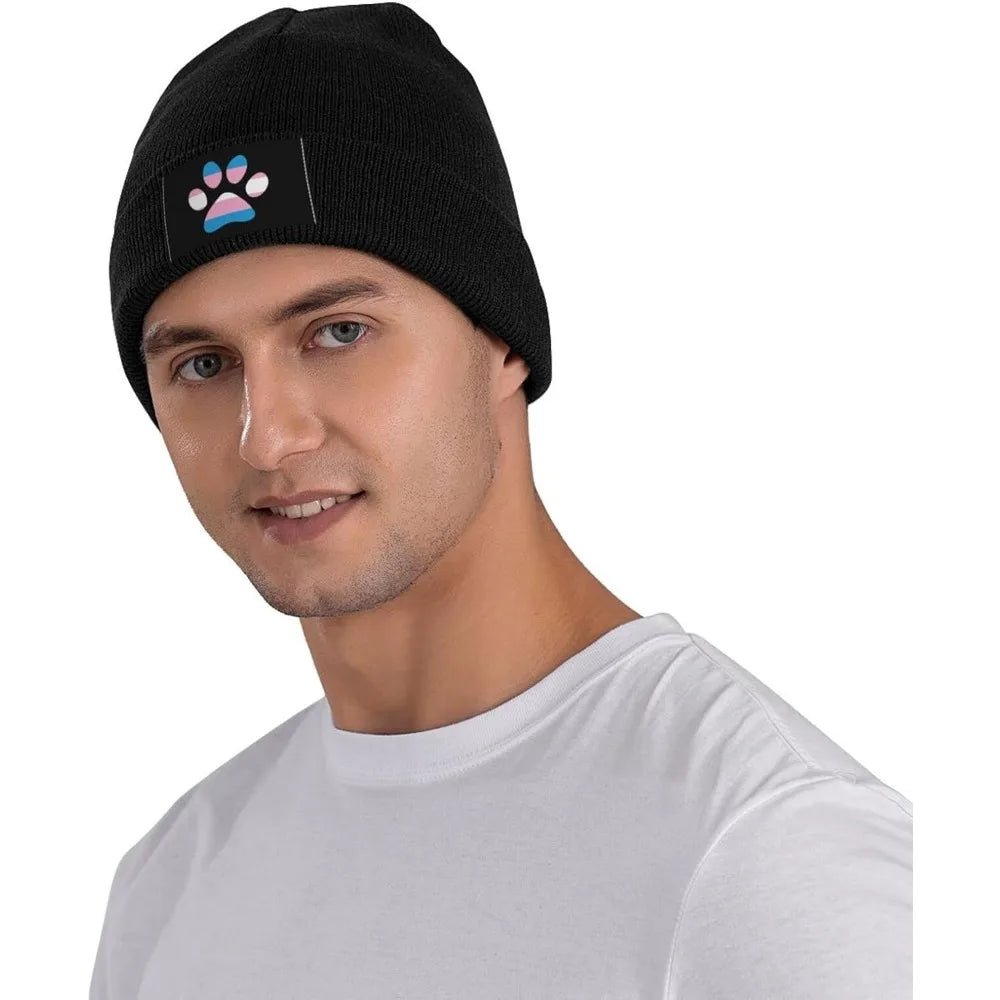 Transgender Pride Paw Beanie - PrideBooth