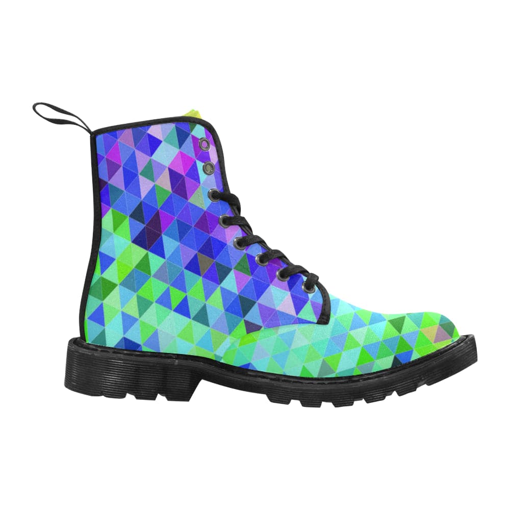 Vibrant Rainbow Pride Boots Martin Boots for Men - PrideBooth