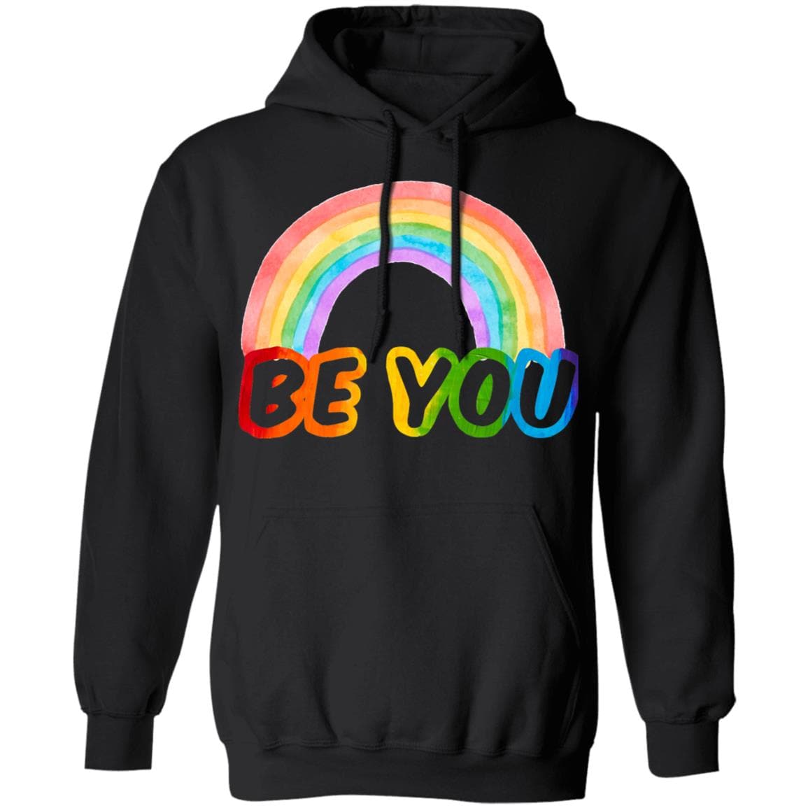 Be You Vibrant Rainbow Pride T shirt & Hoodie - PrideBooth