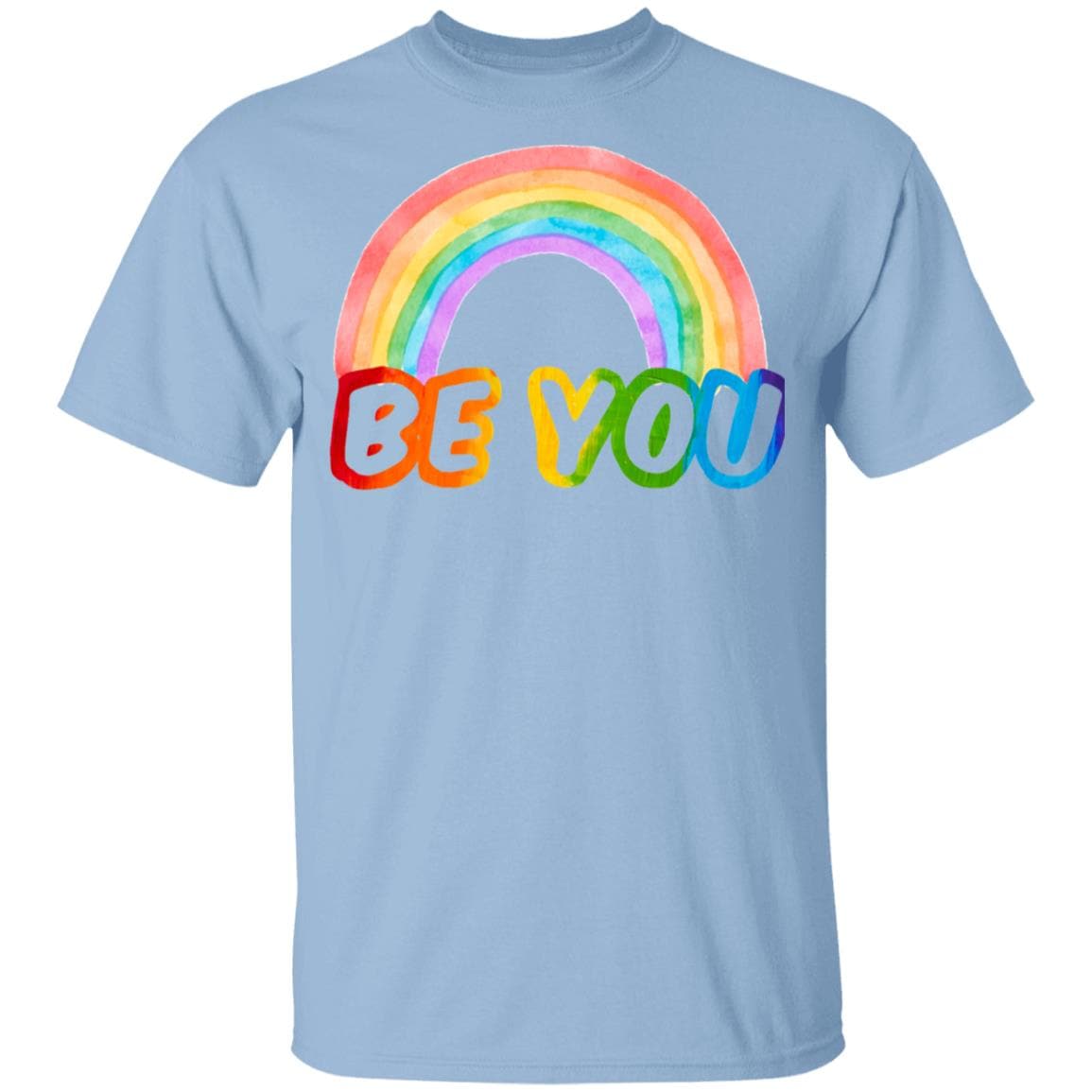 Be You Vibrant Rainbow Pride T shirt & Hoodie - PrideBooth