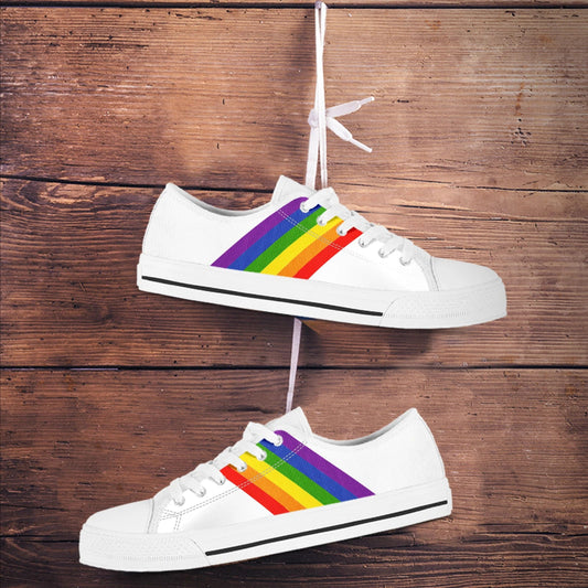 LGBT Pride Couple Canvas Shoes - PrideBooth