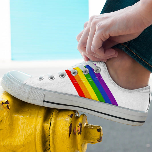 LGBT Pride Couple Canvas Shoes - PrideBooth