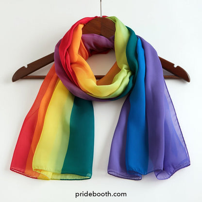 LGBT Pride Rainbow Scarf - PrideBooth