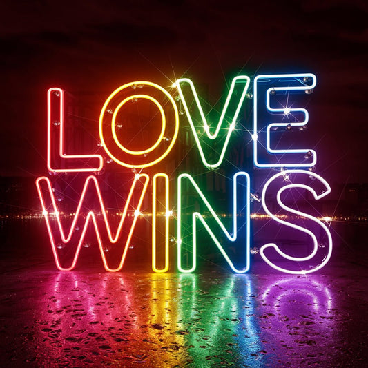 Love Wins Rainbow Pride Neon Sign - PrideBooth