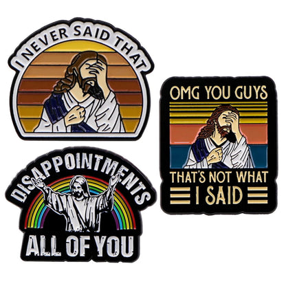 Never Said That Funny Enamel Pin - PrideBooth