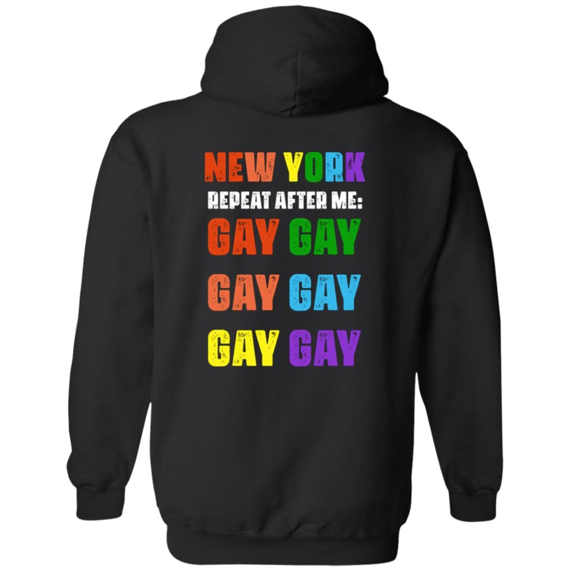 New York Repeat After Me - Pride T Shirt & Hoodie - PrideBooth