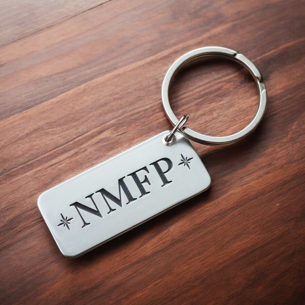 NMFP Stainless Steel Keychain - PrideBooth