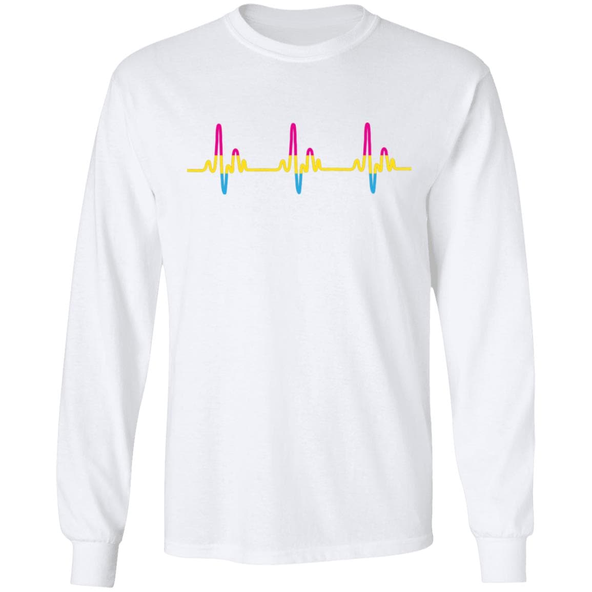 Pansexual Heartbeat Shirt - PrideBooth