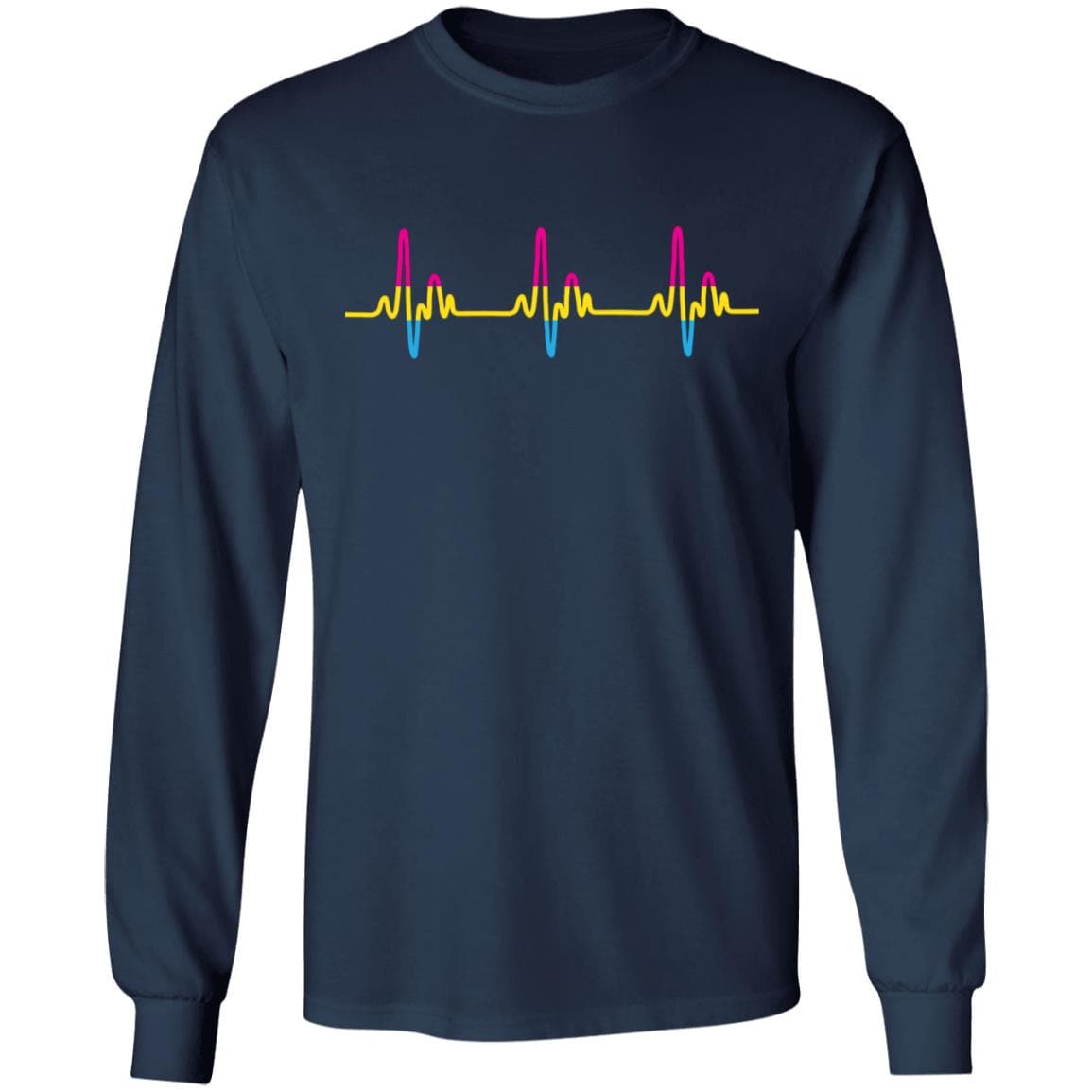 Pansexual Heartbeat Shirt - PrideBooth