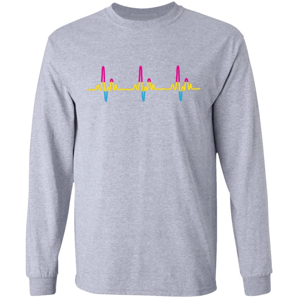 Pansexual Heartbeat Shirt - PrideBooth