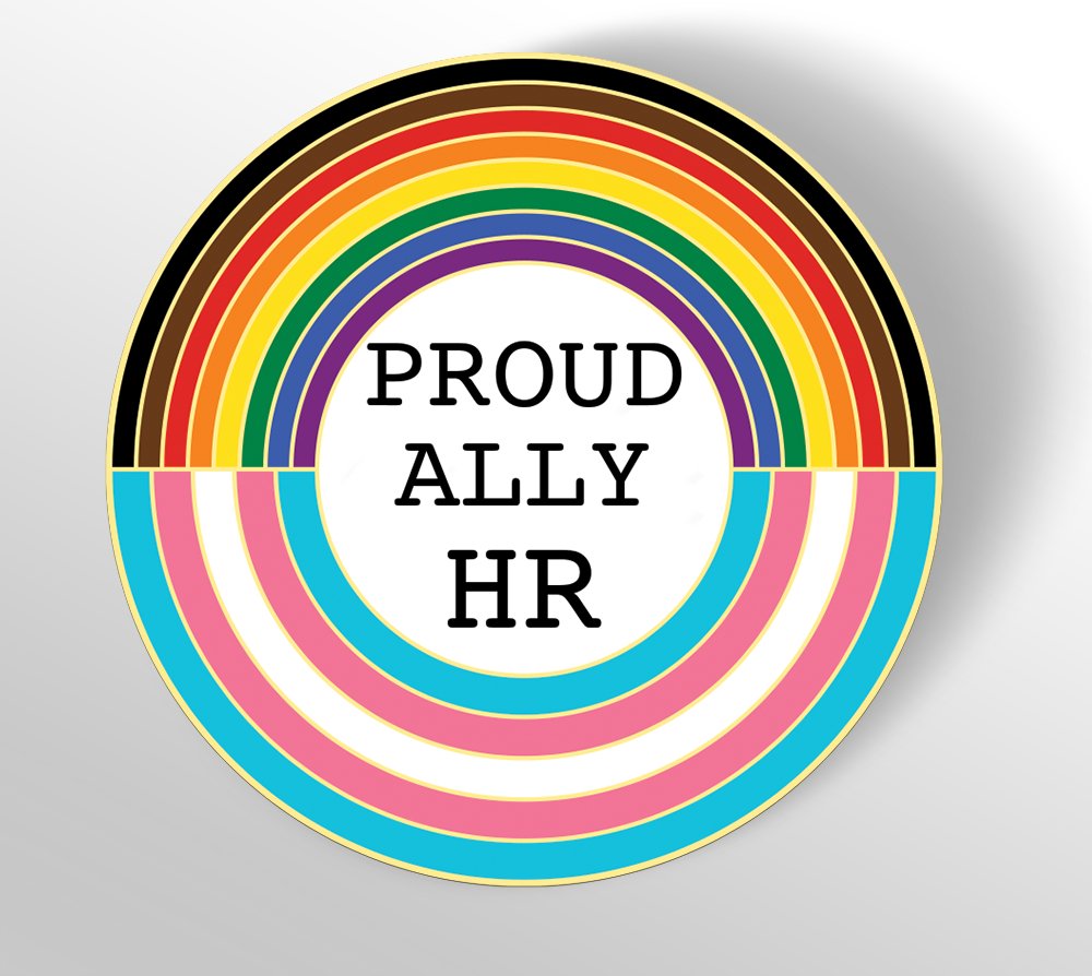 Proud Ally HR - Ally Pin - old - PrideBooth