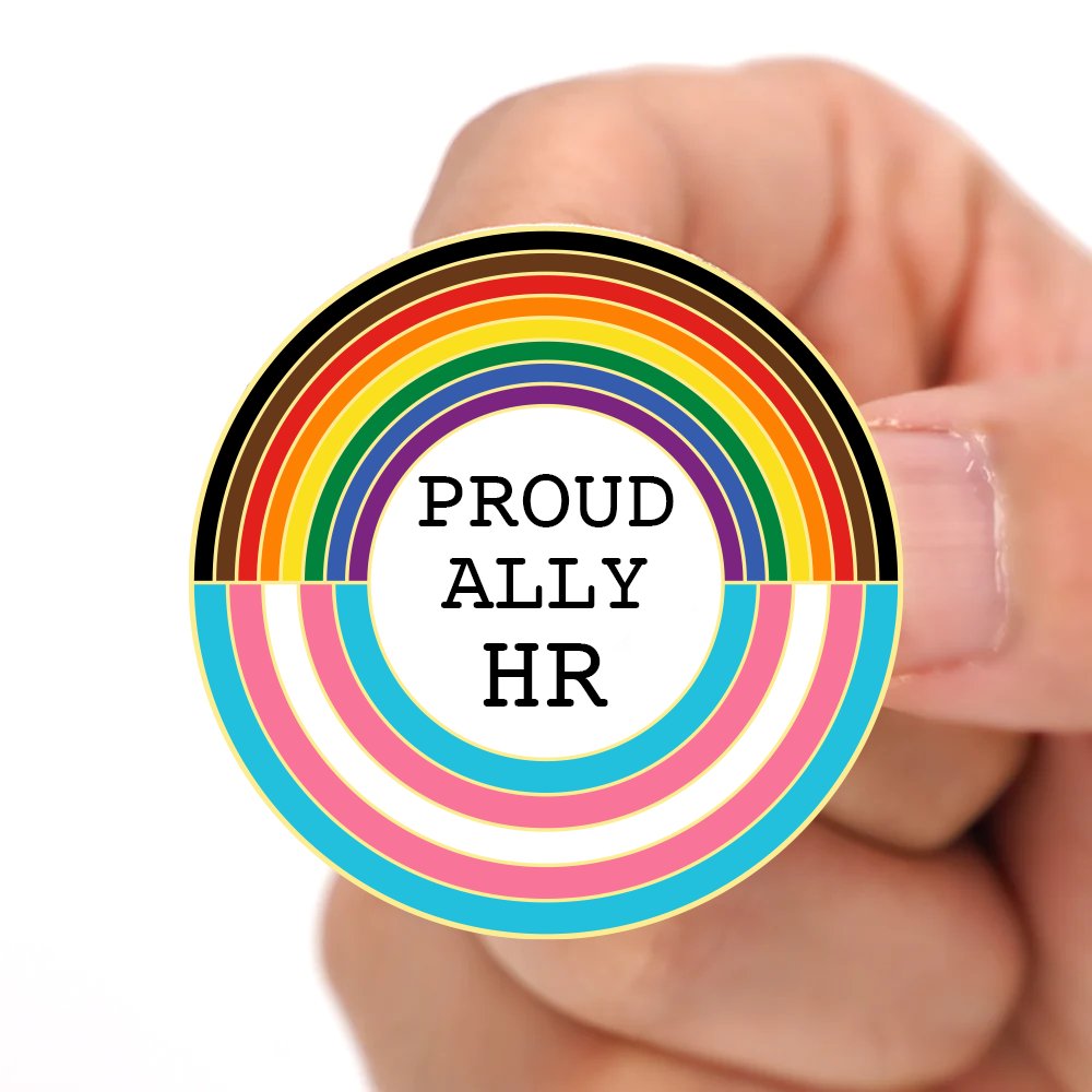 Proud Ally HR - Ally Pin - old - PrideBooth