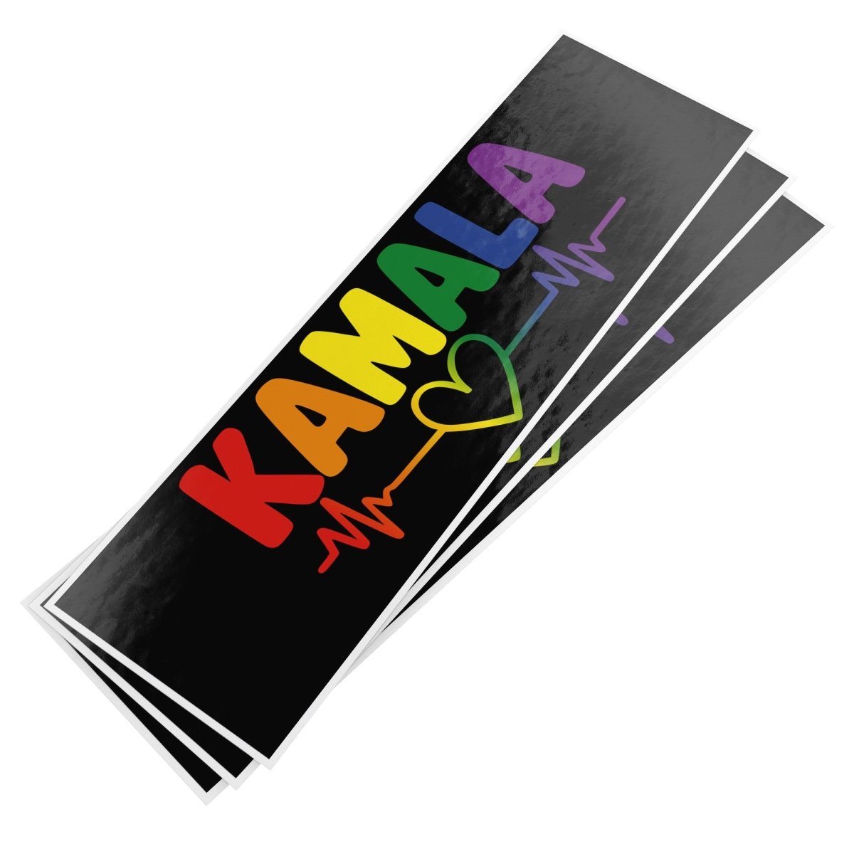 Rainbow Heartbeat Pride Stickers - PrideBooth