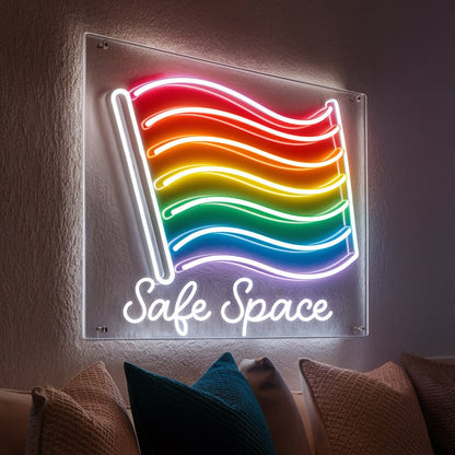 Rainbow Pride Flag Custom Neon Sign - PrideBooth