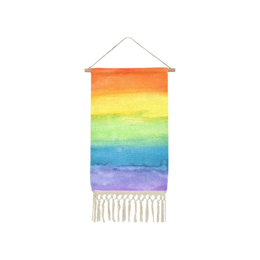 Rainbow Pride Linen Hanging Poster - PrideBooth