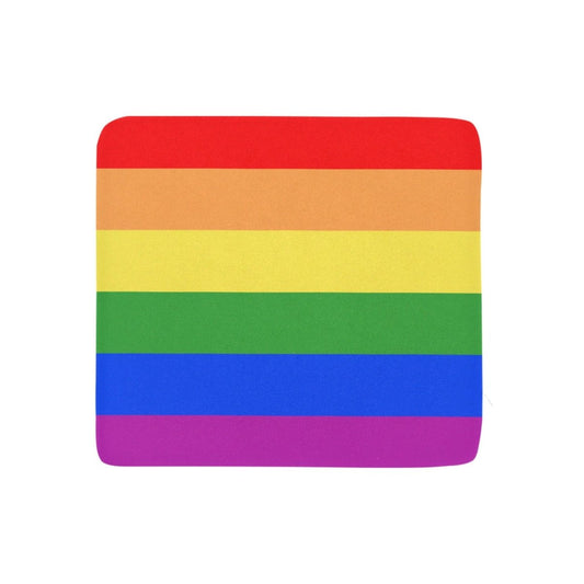 Rainbow Pride Rectangular Seat Cushion - PrideBooth