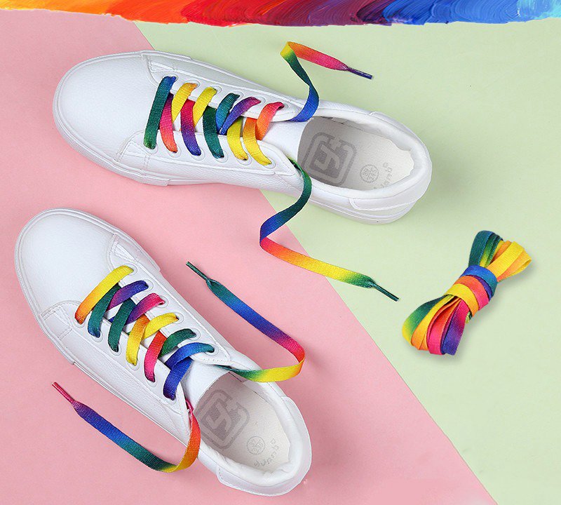 Rainbow Pride Shoelace - PrideBooth