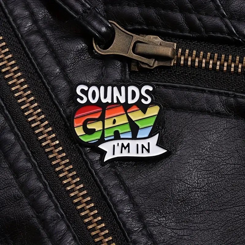 Sounds Gay Enamel Pins - PrideBooth