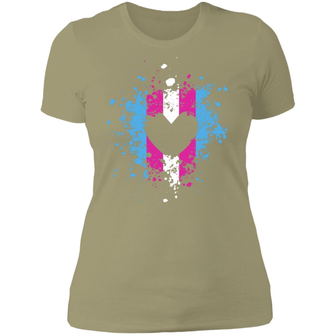 Trans Heart Splash Pride Shirt - PrideBooth