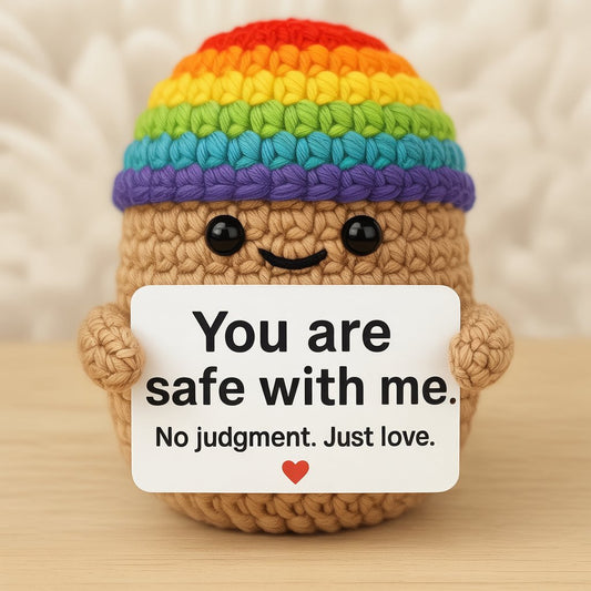 You Are Safe With Me - Pride Support Plush - PrideBooth